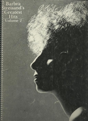 Picture of Barbra Streisand's Greatest Hits Volume 2, sheet music songbook