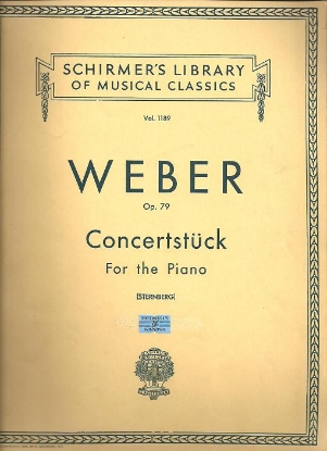 Picture of Concertstuck Op. 79, Carl Maria von Weber, piano duo, sheet music folio