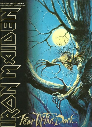 Picture of Fear of the Dark, Iron Maiden, Guitar Recorded Versions, TAB folio, sheet music songbook