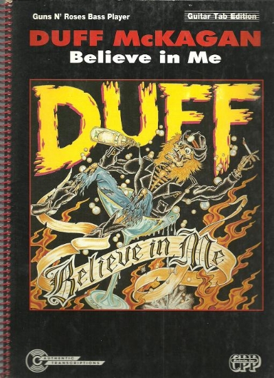Picture of Believe in Me, Duff McKagan, TAB guitar folio, sheet music songbook