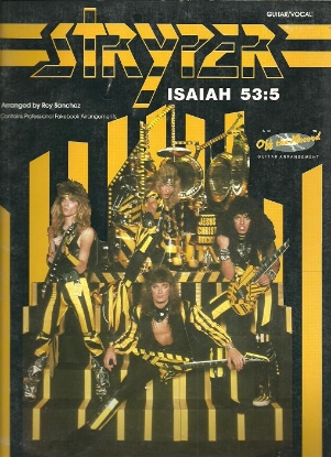 Picture of Stryper, Isaiah 53:5, TAB guitar, sheet music songbook, Spiral Coil Bound