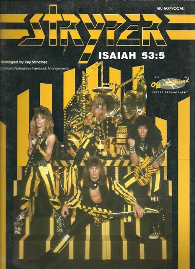 Picture of Stryper, Isaiah 53:5, TAB guitar, sheet music songbook, Spiral Coil Bound