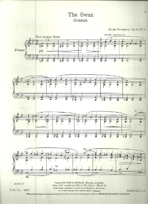 Picture of The Swan Op. 28 No. 5, Selim Palmgren