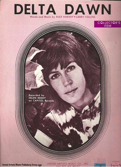 Picture of Delta Dawn, Alex Harvey & Larry Collins, recorded by Helen Reddy