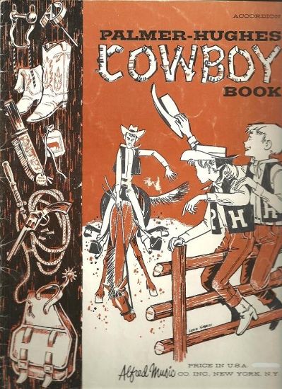 Picture of Palmer-Hughes Cowboy Book, accordion sheet music folio