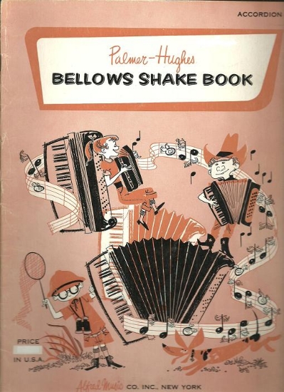 Picture of Bellows Shake Book, Palmer-Hughes, accordion solo, sheet music folio