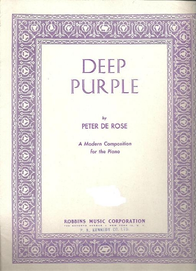 Picture of Deep Purple, Peter De Rose, arr. Domenico Savino, piano solo sheet music
