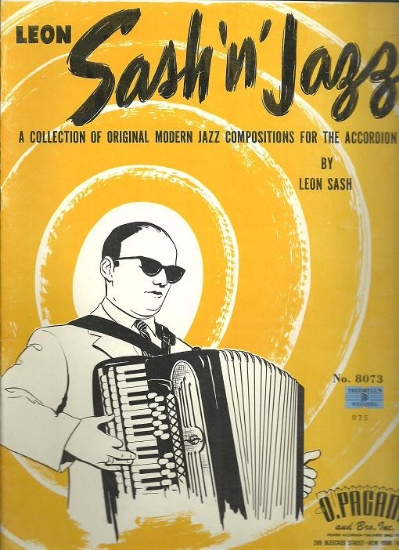 Picture of Sash 'n' Jazz Book 1, Leon Sash, accordion sheet music songbook, out of print, collectible