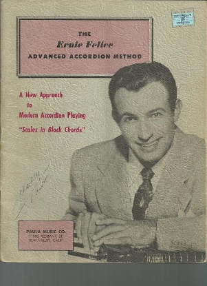 Picture of The Ernie Felice Advanced Accordion Method, sheet music folio