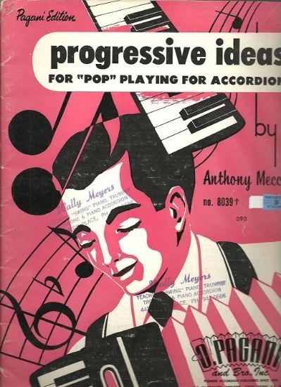 Picture of Progressive Ideas for Pop Playing for Accordion, Anthony Mecca, sheet music folio