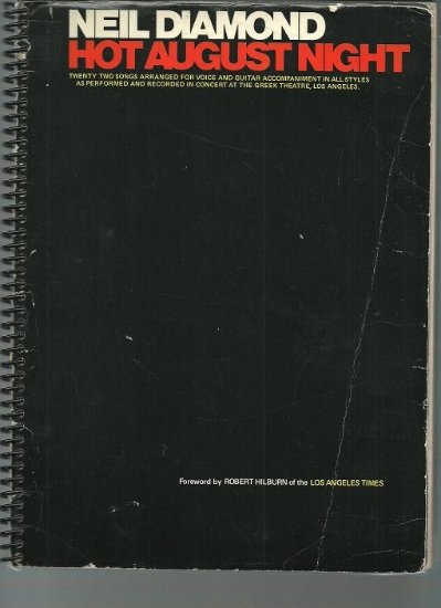 Picture of Hot August Night, Neil Diamond, guitar sheet music songbook
