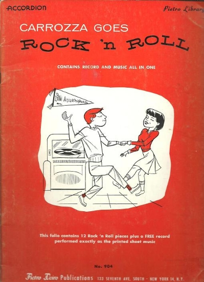 Picture of Carrozza Goes Rock 'n' Roll, music by Eugene Ettore, accordion solo, sheet music folio