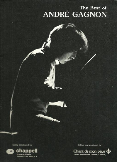 Picture of The Best of Andre Gagnon, piano solo collection, sheet music folio