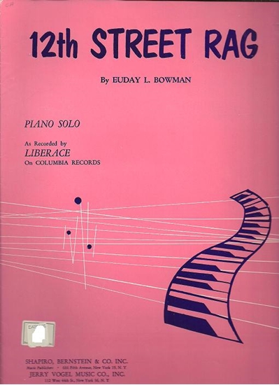 Picture of 12th Street Rag, Euday L. Bowman, arr. by Liberace for piano solo