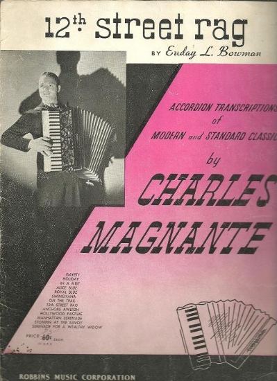 Picture of 12th Street Rag, Euday L. Bowman, arr. Charles Magnante, accordion solo sheet music