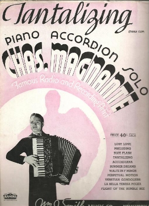 Picture of Tantalizing, Charles Magnante, accordion solo sheet music