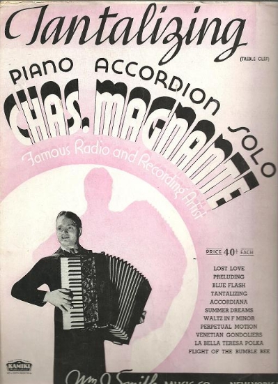 Picture of Tantalizing, Charles Magnante, accordion solo sheet music