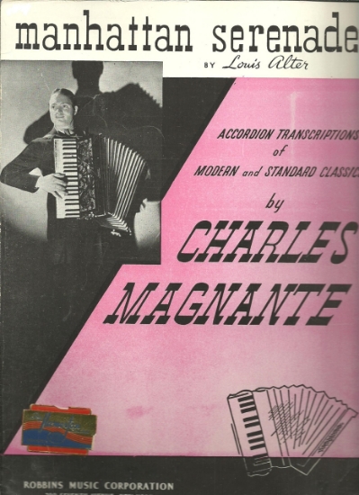 Picture of Manhattan Serenade, Louis Alter, arr. Charles Magnante for accordion solo, sheet music