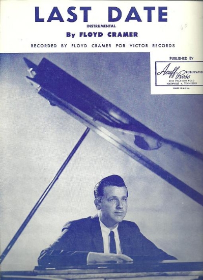 Picture of Last Date, Floyd Cramer, piano solo sheet music