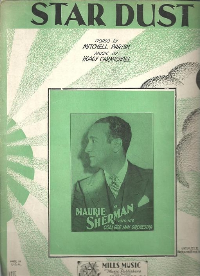 Picture of Star Dust, Stardust, complete with verse, Mitchell Parish & Hoagy Carmichael, sheet music