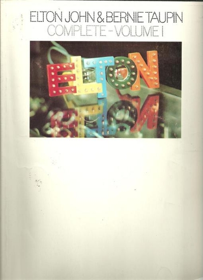 Picture of Elton John & Bernie Taupin Complete in 3 Volumes, sheet music songbooks