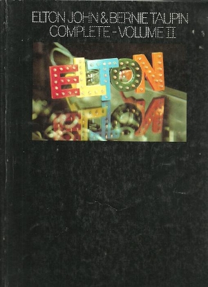 Picture of Elton John & Bernie Taupin Complete Volume 2, sheet music songbook