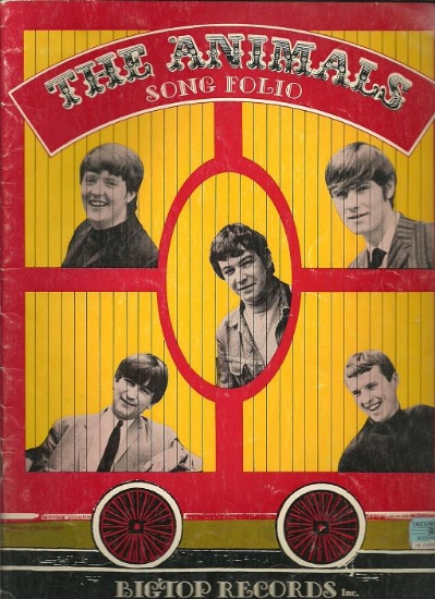 Picture of The Animals Song Folio, sheet music songbook