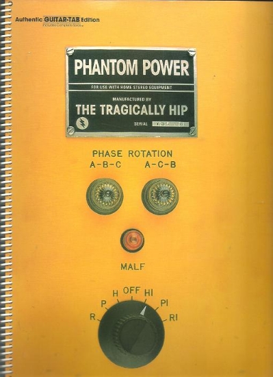 Picture of Phantom Power, The Tragically Hip, TAB guitar 