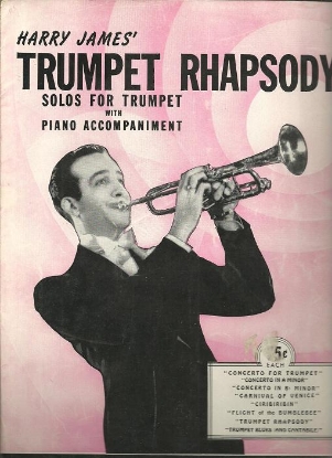Picture of Trumpet Rhapsody, Harry James & Jack Matthias, trumpet & piano sheet music folio