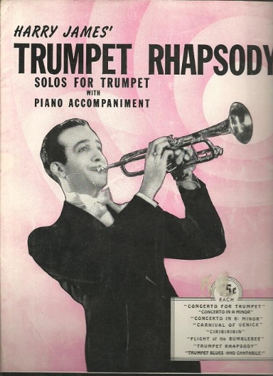 Picture of Trumpet Rhapsody, Harry James & Jack Matthias, trumpet & piano sheet music folio