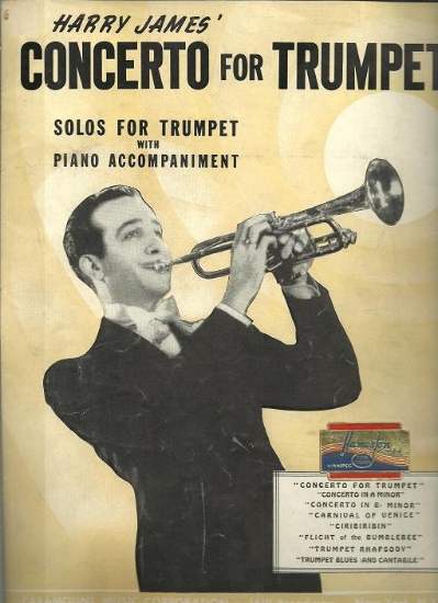 Picture of Concerto for Trumpet, Harry James, trumpet & piano, sheet music folio