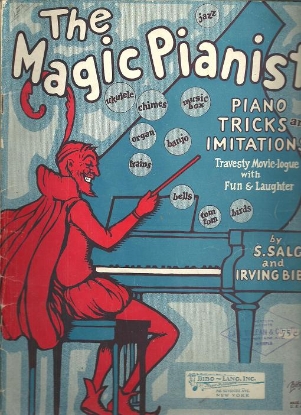 Picture of The Magic Pianist, S. Salg & Irving Bibo, piano solo sound effects, folio