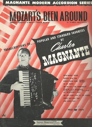 Picture of Mozart's Been Around (a rhythmic paraphrase of Mozart's "Turkish March"), arr. Charles Magnante, accordion solo sheet music