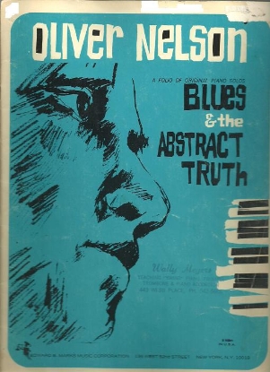 Picture of Blues and the Abstract Truth, Oliver Nelson, piano solo sheet music folio