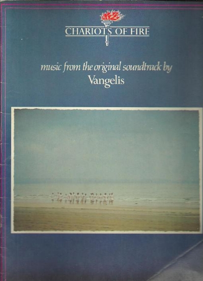 Picture of Chariots of Fire, Vangelis, movie soundtrack, piano solo, sheet music folio
