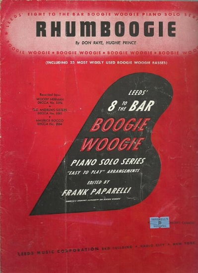 Picture of Rhumboogie, Don Raye & Hughie Prince, ed. Frank Paparelli