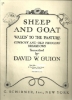 Picture of Sheep and Goat, Walkin' to the Pasture, Cowboys' and Old Fiddlers' Breakdown, transcribed by David W. Guion, piano duo, 2 pianos 4 hands, sheet music