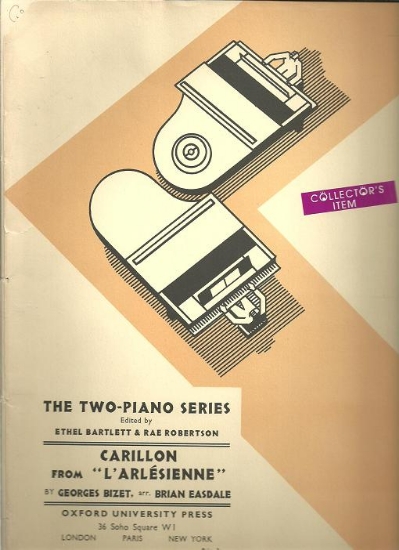 Picture of Carillon from L'Arlesienne Suite, Georges Bizet, arr. Brian Easdale, piano duo, sheet music folio