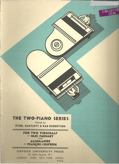 Picture of For Two Virginals by Giles Farnaby and Allemande by Francois Couperin, piano duo