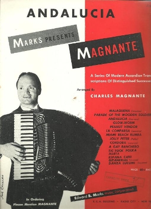 Picture of Andalucia, Ernesto Lecuona, arr. Charles Magnante, accordion solo sheet music