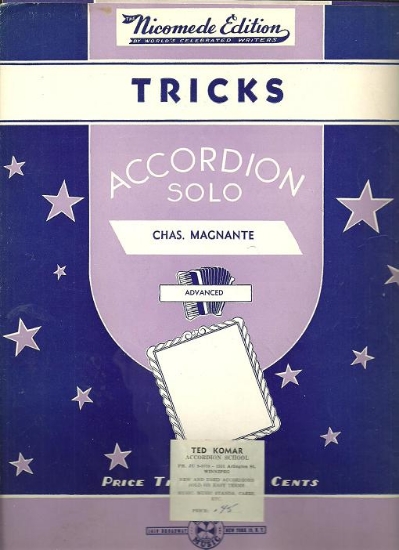 Picture of Tricks, Charles Magnante, accordion solo sheet music