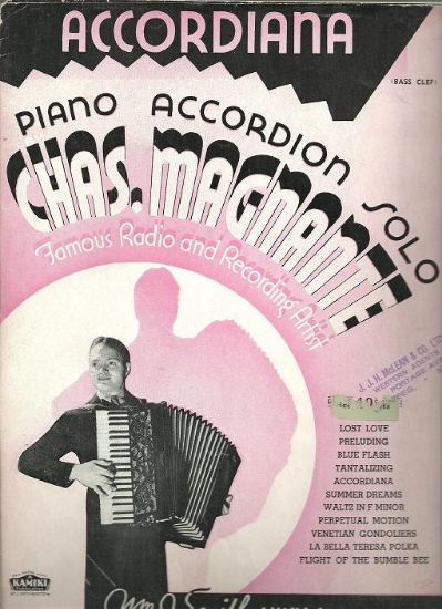 Picture of Accordiana, Charles Magnante, accordion solo sheet music
