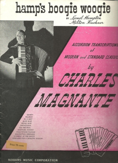 Picture of Hamp's Boogie Woogie, Lionel Hampton & Milton Buckner, arr. Charles Magnante, accordion solo sheet music