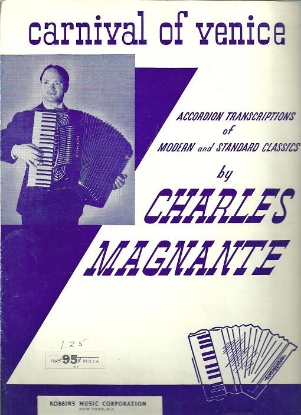 Picture of Carnival of Venice, arr. Charles Magnante, accordion solo sheet music