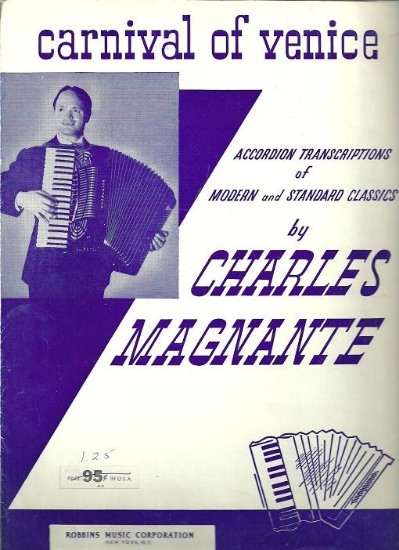Picture of Carnival of Venice, arr. Charles Magnante, accordion solo sheet music