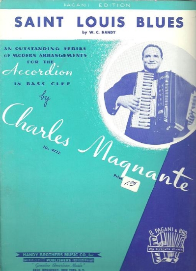 Picture of Saint Louis Blues, W. C. Handy, arr. Charles Magnante, accordion solo sheet music