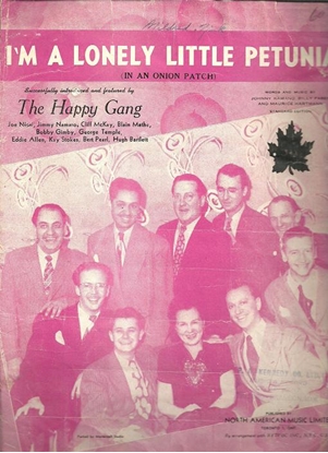 Picture of I'm a Lonely Little Petunia, J.Kamano/ B. Faber/ M. Hartmann, performed by The Happy Gang