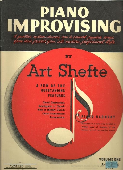 Picture of Piano Improvising Book 1, Art Shefte, piano solo, sheet music folio