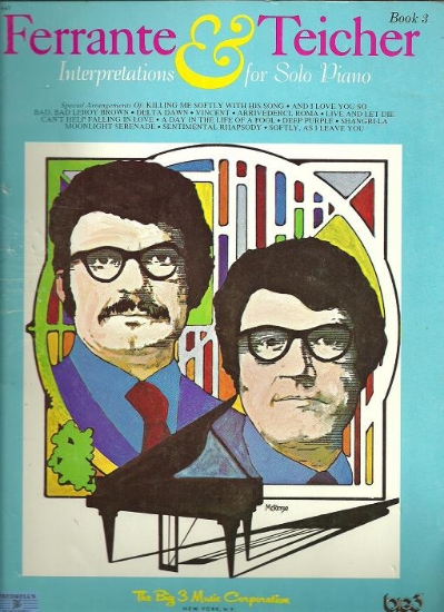 Picture of Ferrante & Teicher Interpretations for Solo Piano Book 3, sheet music folio