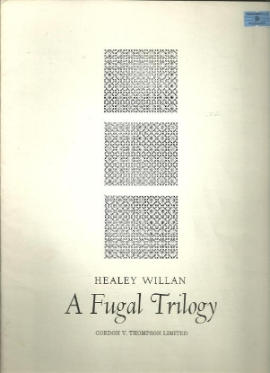Picture of A Fugal Trilogy, Healey Willan, organ folio